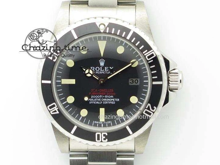 1217 SoftTouch Vintage Sea Dweller 1665 JKF Best Edition Double Red On Bracelet A 3980